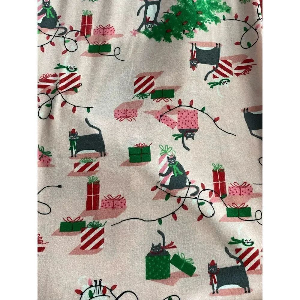 HUE Women’s LARGE 3-Piece “Be Naughty, Save Santa a Trip” Pajama Set - Picture 4 of 9